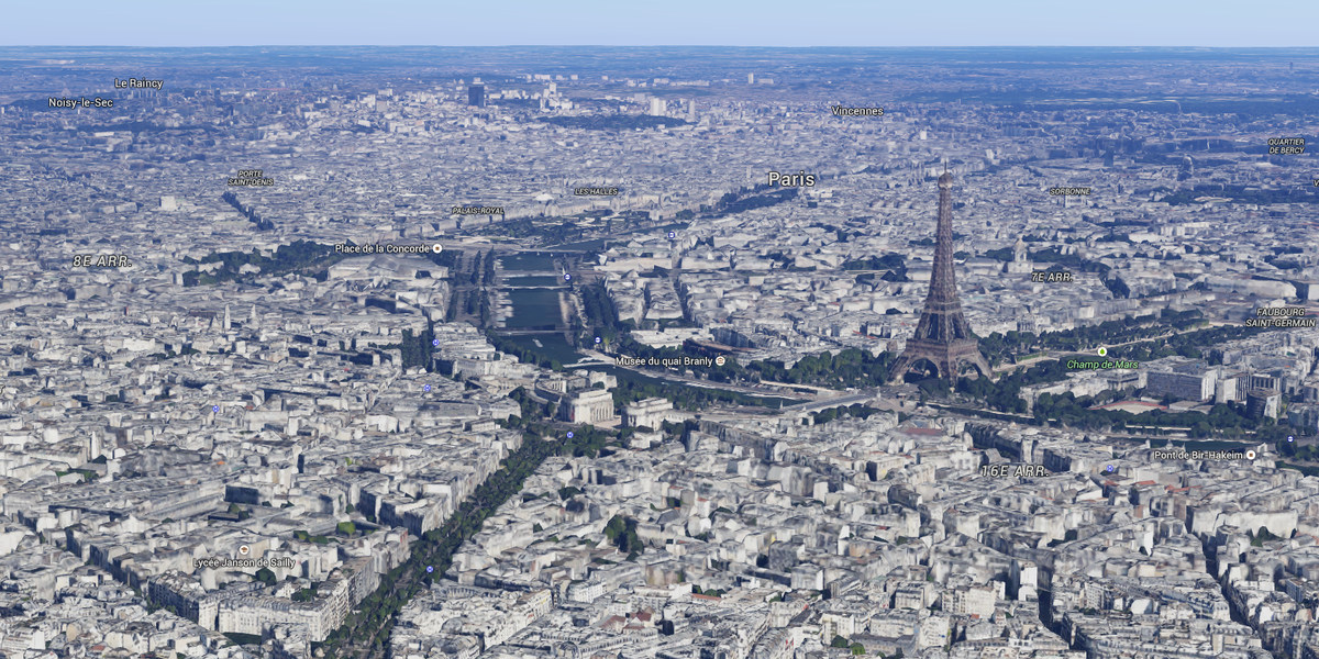 Drone in paris